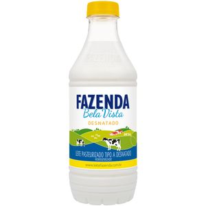 Leite Desnatado Bela Vista Fazenda 1 Litro
