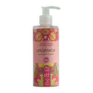 Sabonete Líquido Puro Vegetal de Framboesa e  Orquídea Orgânica 250ml