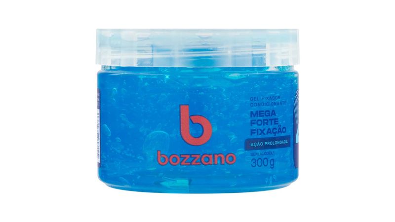 Gel Fixador Bozzano Azul Fixação Mega Forte 300g – Supermercado Bom Demais