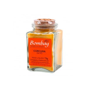 Cúrcuma em Pó Bombay Vidro 75g