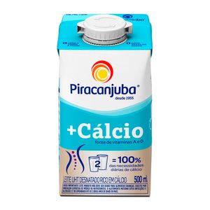 Leite Desnatado Cálcio Piracanjuba 500ml