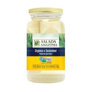 Palmito Orgânico Inteiro Salada Amazônia Pote 180g