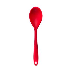 Colher de Silicone Vermelha Oikos 30cm