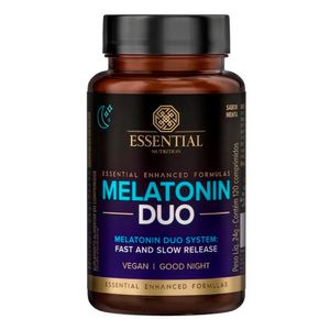 Suplemento Melatonin Duo Essential 24g com 120 Comprimidos