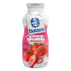 Iogurte Líquido Morango Batavo Frasco 170g