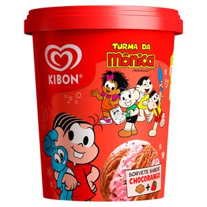 Sorvete Turma da Monica Chocorango Kibon 800ml