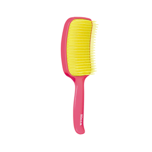 Escova Para Cabelo Tipo Raquete Pink Ricca