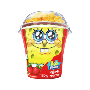 Iogurte de Morango com Cereal Bob Esponja Batavo 120g