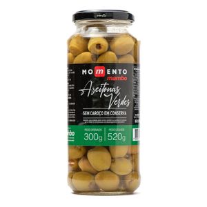 Azeitona Verde sem Caroço Momento Mambo 300g