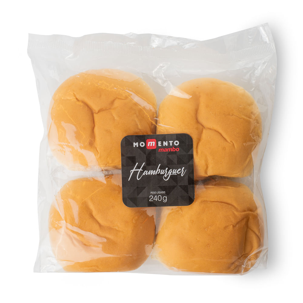 Pão de Hambúrguer Momento Mambo 240g