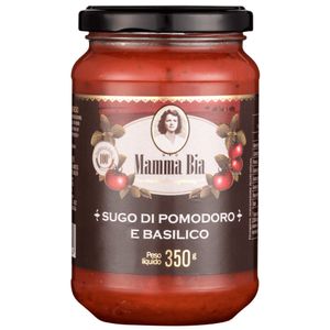 Molho de Tomate Basilico Mamma Bia 350g