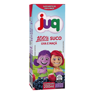 Suco Integral Misto de Uva e Maçã Juq 200ml