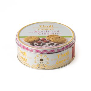 Biscoito Dinamarquês Muesli e Cranberry Tivoli Jacobsens 150g