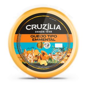 Queijo Emmental Fracionado Cruzilia Kg