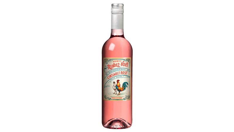 Vinho Francês Rosé Cinsault Premier Rendez-Vous 750ml Mambo