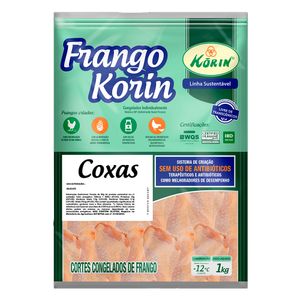 Coxa de Frango Congelada Korin 1kg