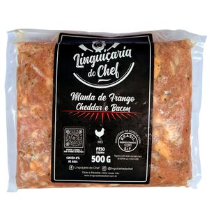 Manta de Frango Cheddar e Bacon Linguiçaria do Chef 500g