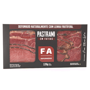 Pastrami Bovino Fatiado F.A Defumados 120g