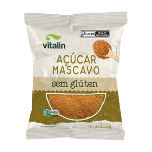 Açúcar Mascavo Sem Glúten Vitalin 300g