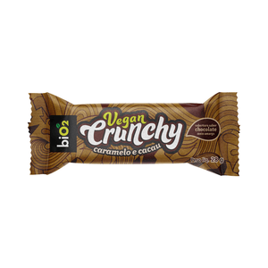 Barra de Cereal Vegan Crunchy Caramelo e Cacau Bio2 28g