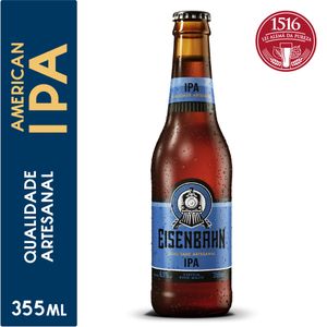 Cerveja American IPA Puro Malte Eisenbahn Long Neck 355ml