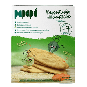 Biscoito Infantil Vegetais Papapá 36g