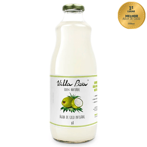 Água de Coco Integral Villa Piva Vidro 1L