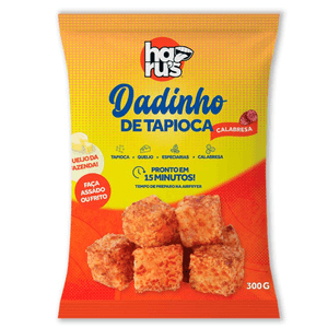 Dadinho de Tapioca Sabor Calabresa Congelado Haru's 300g