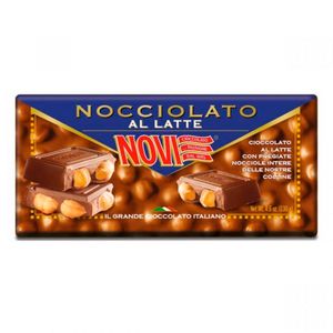 Chocolate Italiano Ao Leite Com Avelã Inteira Novi 130g