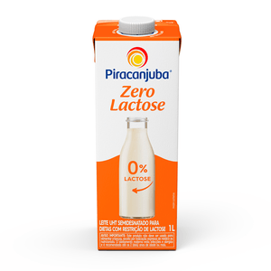 Leite Semidesnatado Zero Lactose Piracanjuba 1 Litro