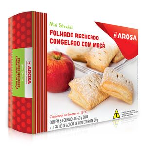 Mini Strudel Maça Arosa C/6 390g