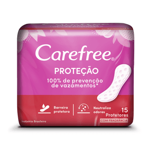 Protetor Diário Proteção com fragrância 15 unidades