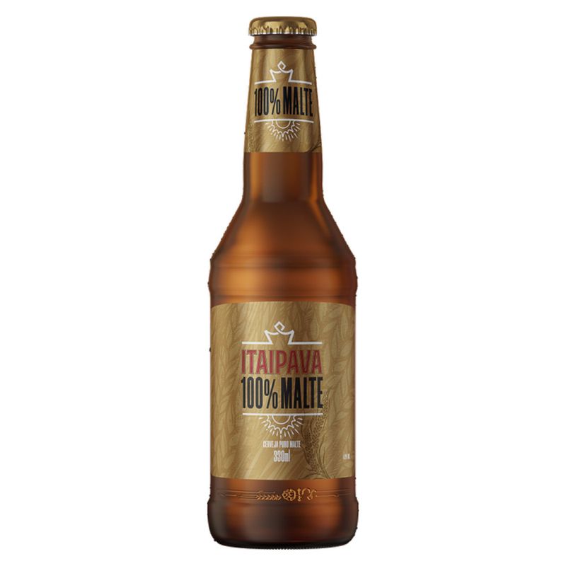 Cerveja Puro Malte 100 Long Neck Itaipava 330ml Mambo Supermercado São