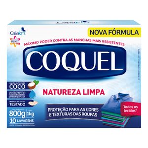 Lava Roupa Em Pó Coquel 800g