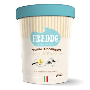 Sorvete Vaniglia Bourbon Freddo 500ml