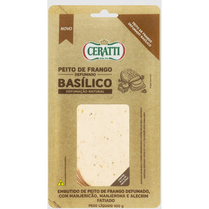 Peito de Frango Defumado Basílico Fatiado Ceratti 100g