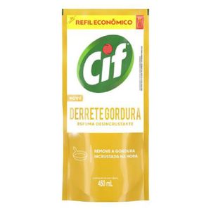 Limpador Derrete Gordura Refil Econômico Cif 450ml