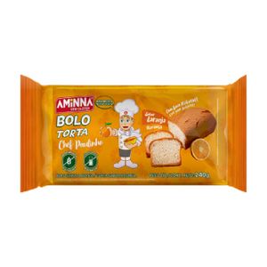 Bolo de Laranja Sem Glúten Aminna 240g