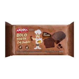 Bolo de Chocolate Sem Glúten Aminna 240g