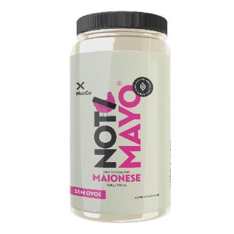 Maionese-Tradicional-Vegana-Not-Mayo-Pote-450g