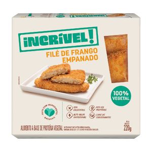 Filé de Frango Empanado Vegano Incrível 220g