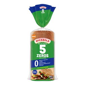 Pão de Forma 5 Zeros Fibras Wickbold 400g