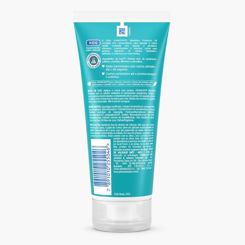 creme-pentear-infantil-blackinho-poderoso-johnsons-200ml