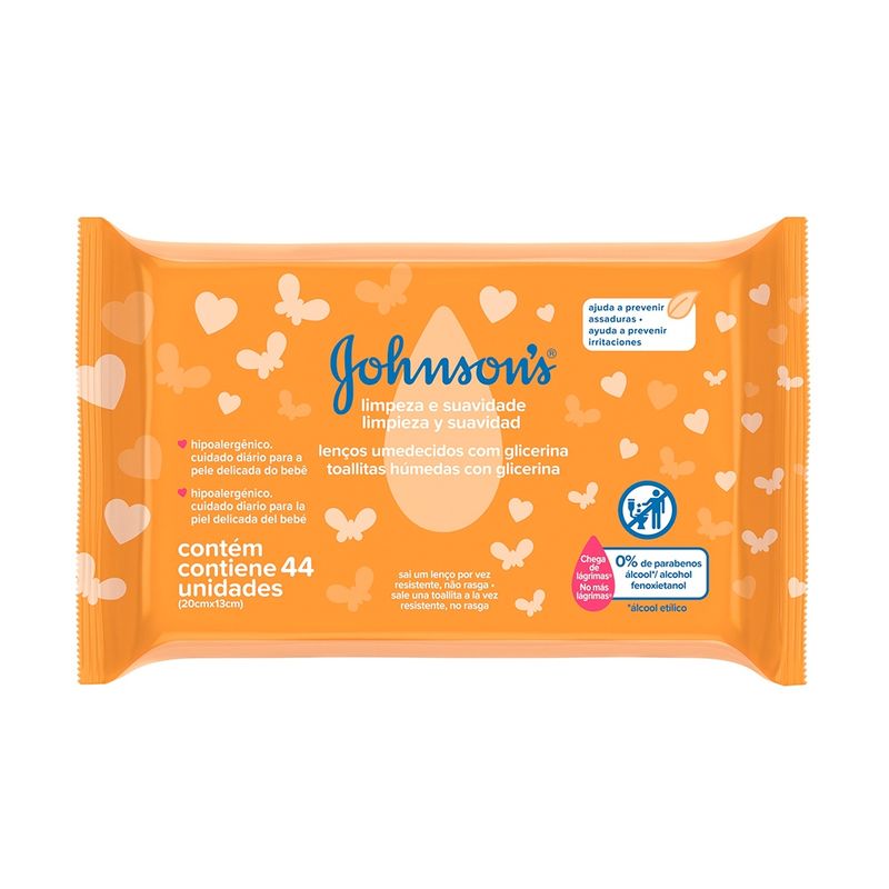 Lenco-Umedecido-Limpeza-E-Suavidade-Johnsons-Baby-44-Unidades