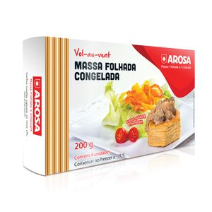 Massa Folhada Congelada Vol-Au-Vent Arosa 200g