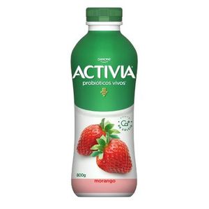 Leite Fermentado Morango Activia 800g