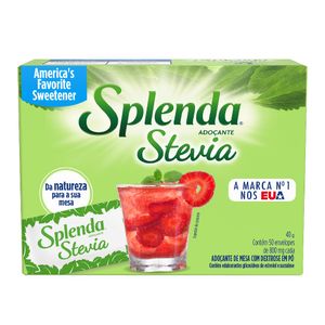 Adonçante Splenda Stevia Sachê 40g