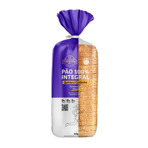Pao 100% Integral Quinoa E Castanha  Nutruvida 400g