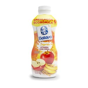 Iogurte Líquido Banana Maçã e Cereal Batavo Garrafa 1,15kg