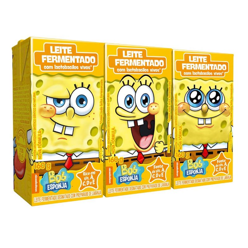 pack-leite-fermentado-tradicional-bob-esponja-elege-160g-3-unidades
